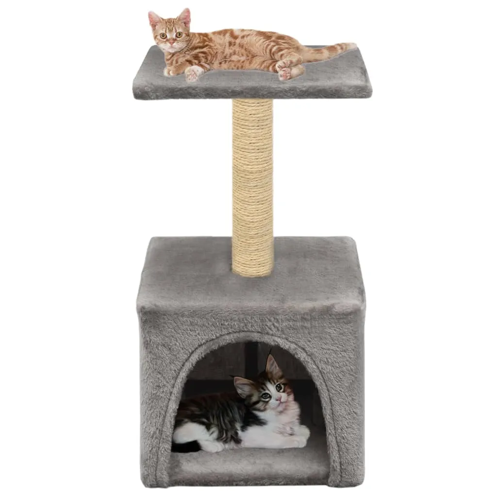 55cm Cat Scratching Post - Grey