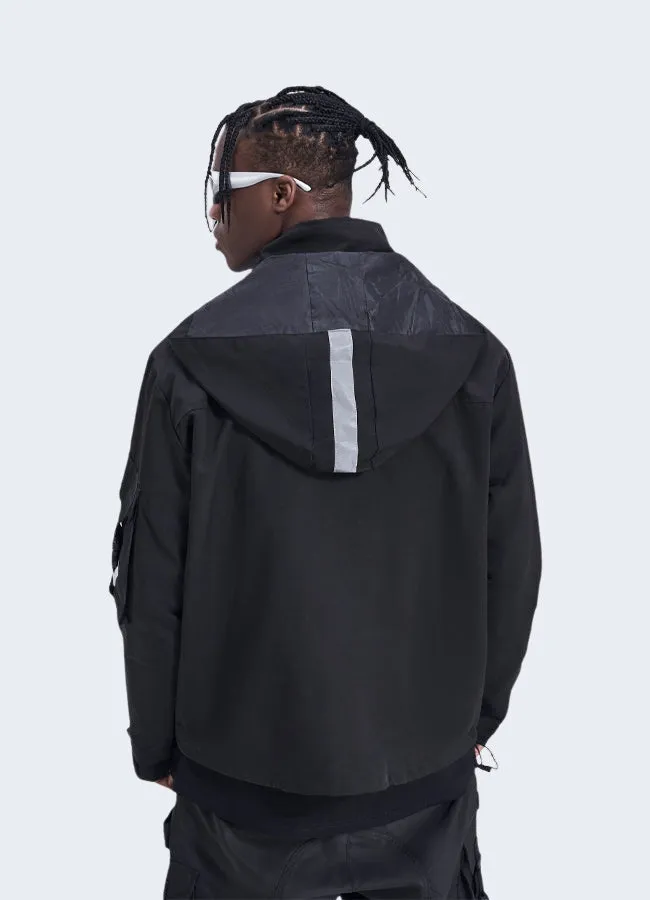 Black Techwear Jacket