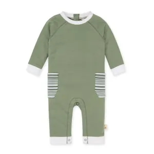 Burt's Bees Baby Boy Infant Jumpsuits - 100% Organic Cotton Breathable Jumpsuit Coveralls for Boys Preemie to 24 Months