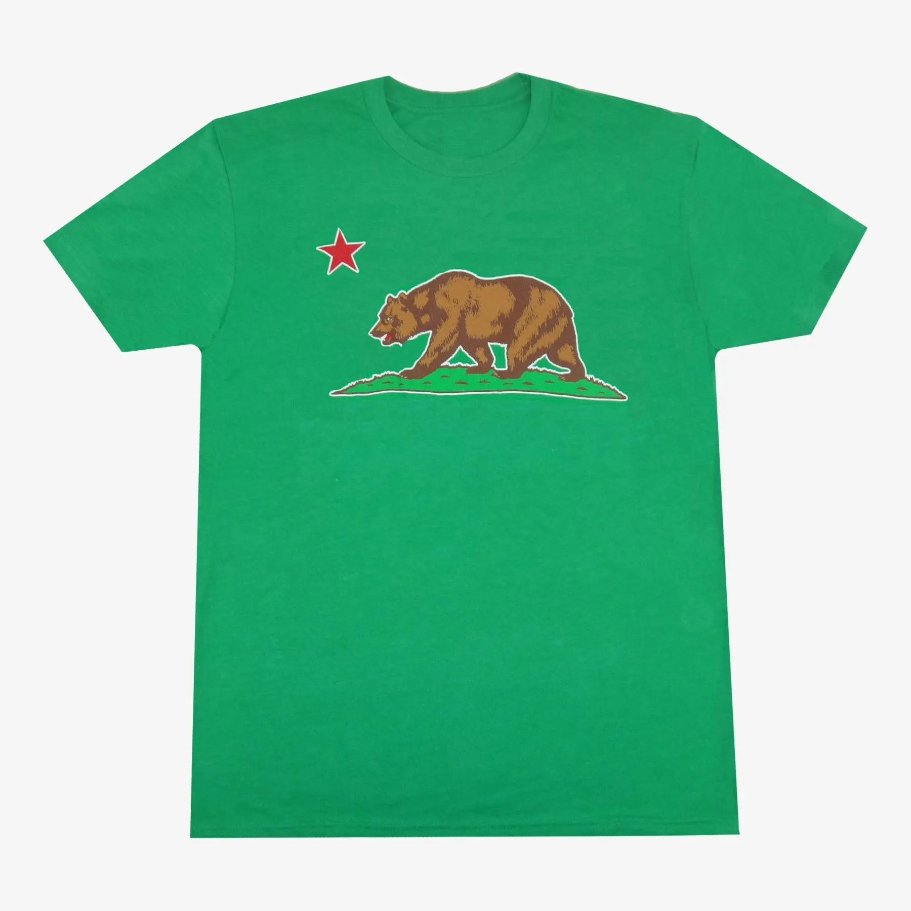 California Flag Grizzly Bear T-Shirt