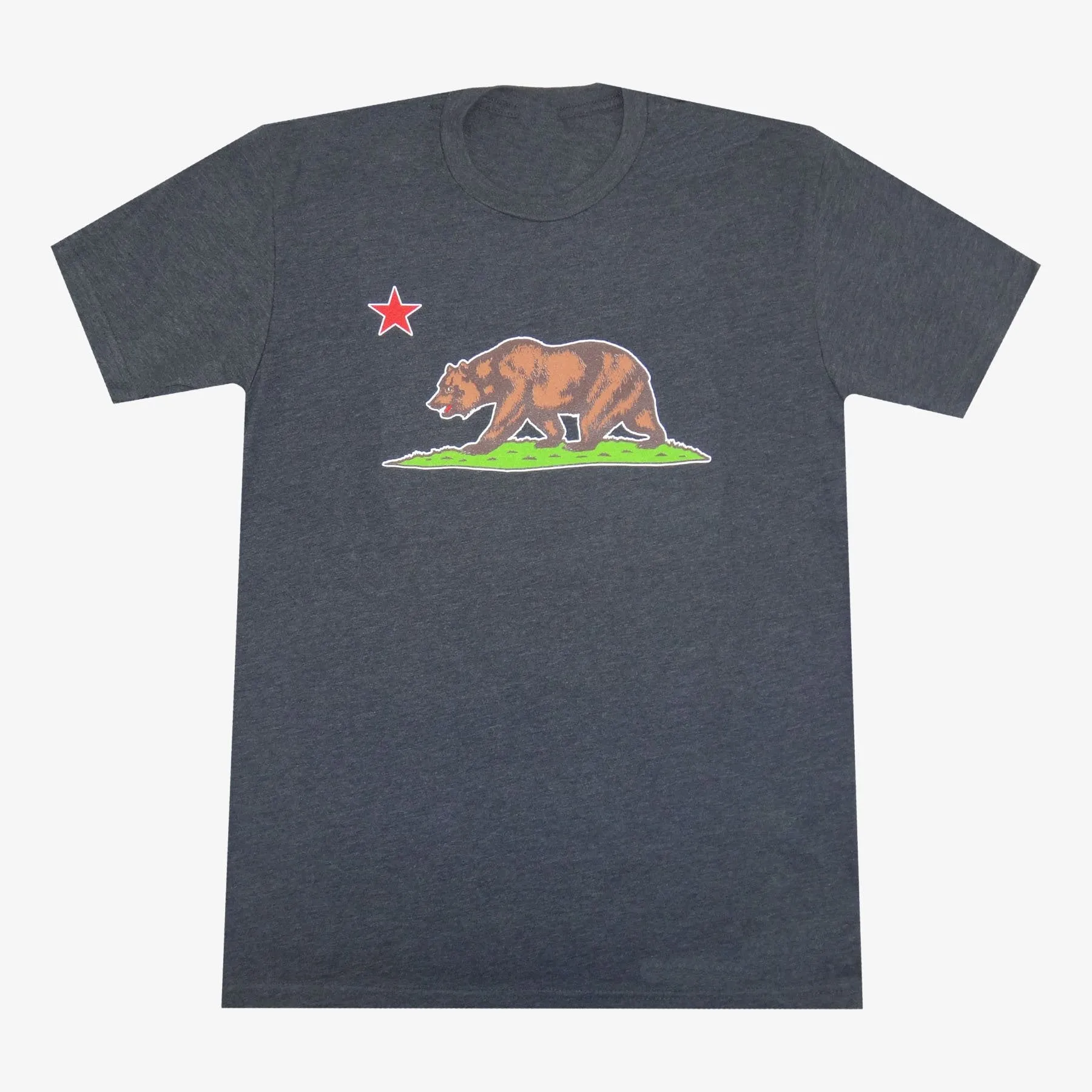 California Flag Grizzly Bear T-Shirt