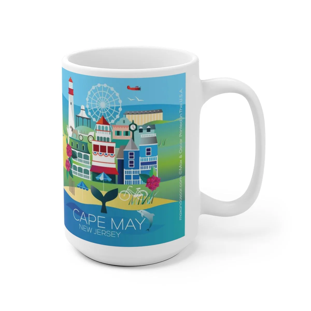 CAPE MAY 11 OZ OR 15 OZ CERAMIC MUG