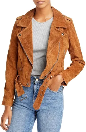 Classic Women's Suede Leather Jacket By TJS