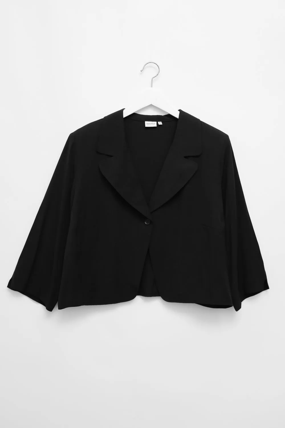 CROP VINTAGE BLACK RELAX BLAZER