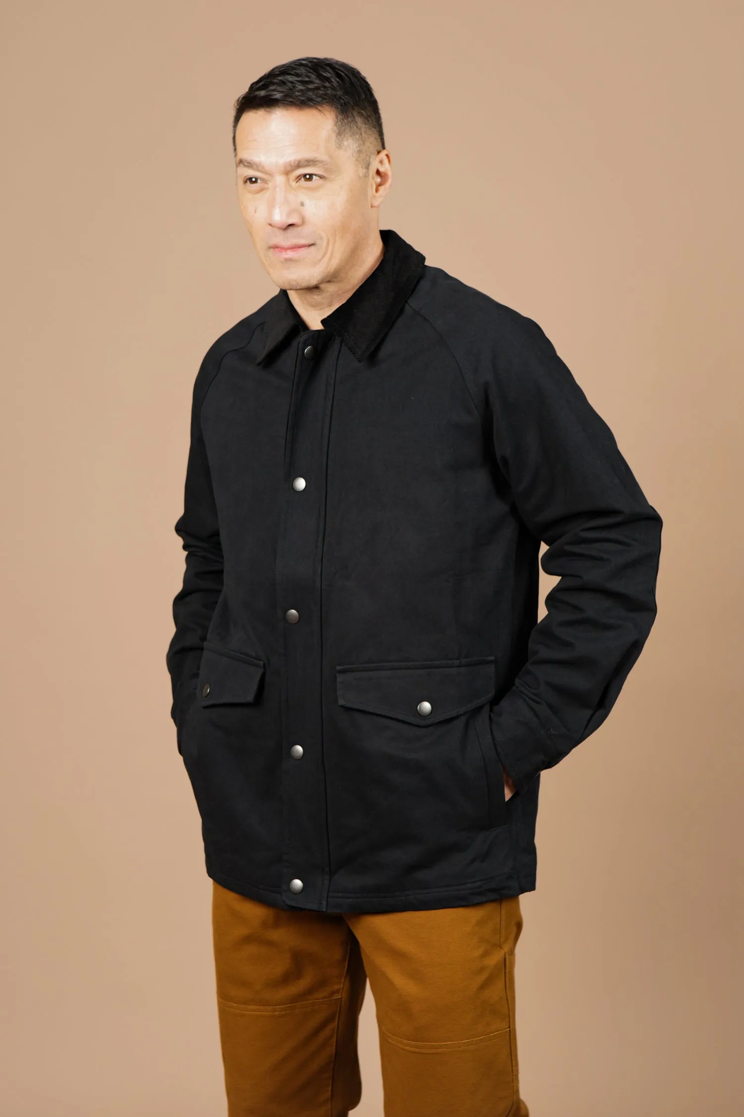 Dorset Barn Jacket / Black Canvas