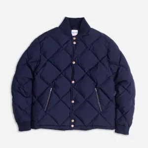 DUBBLE DOWN DIAMOND LIMITED EDITION QUILTED JACKET - NAVY