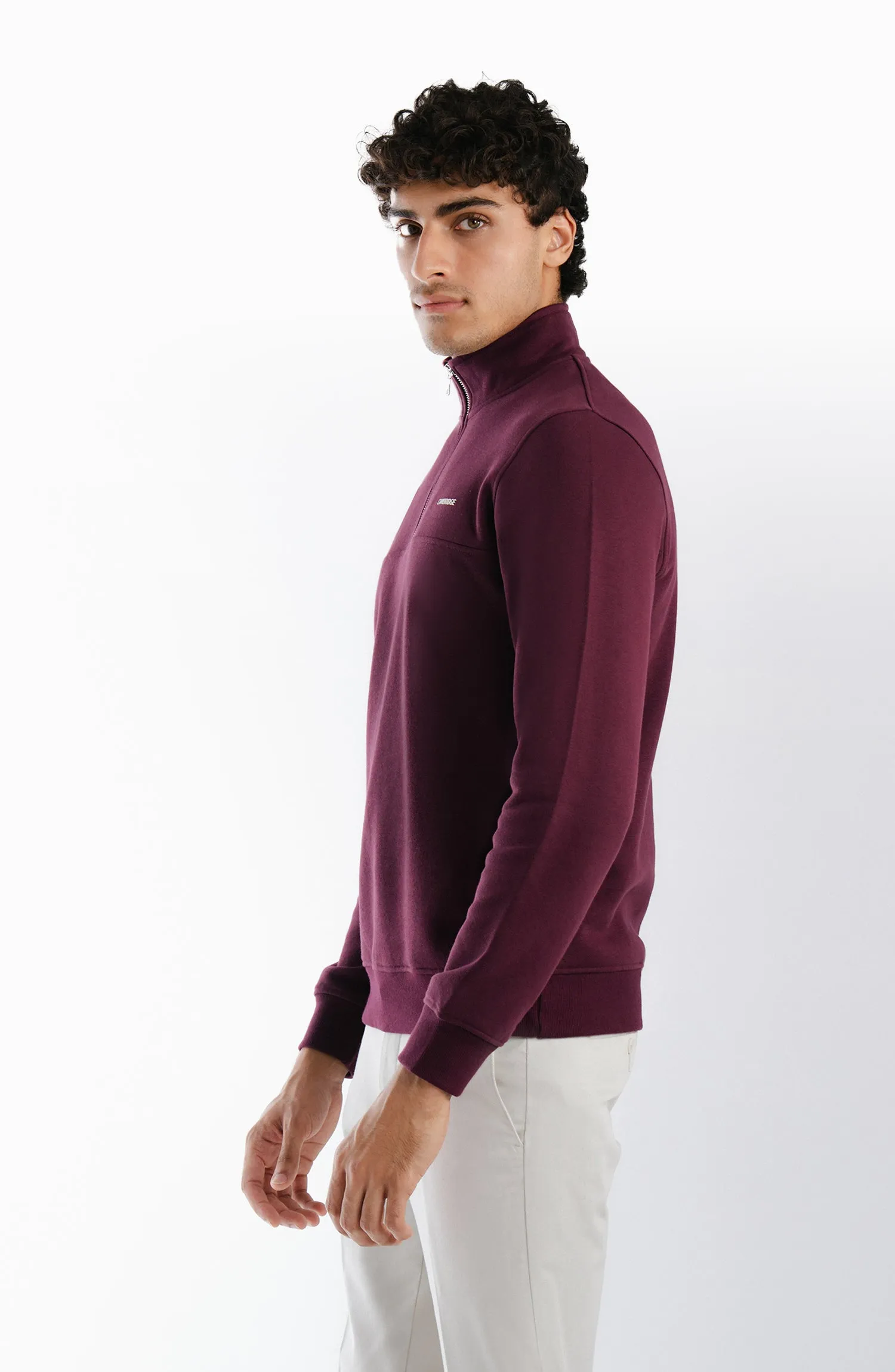 Fleece Pullover - Maroon