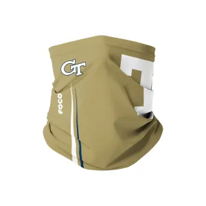 Georgia Tech Yellow NCAA Jackets On-Field Sideline Logo Alternative Gaiter Scarf