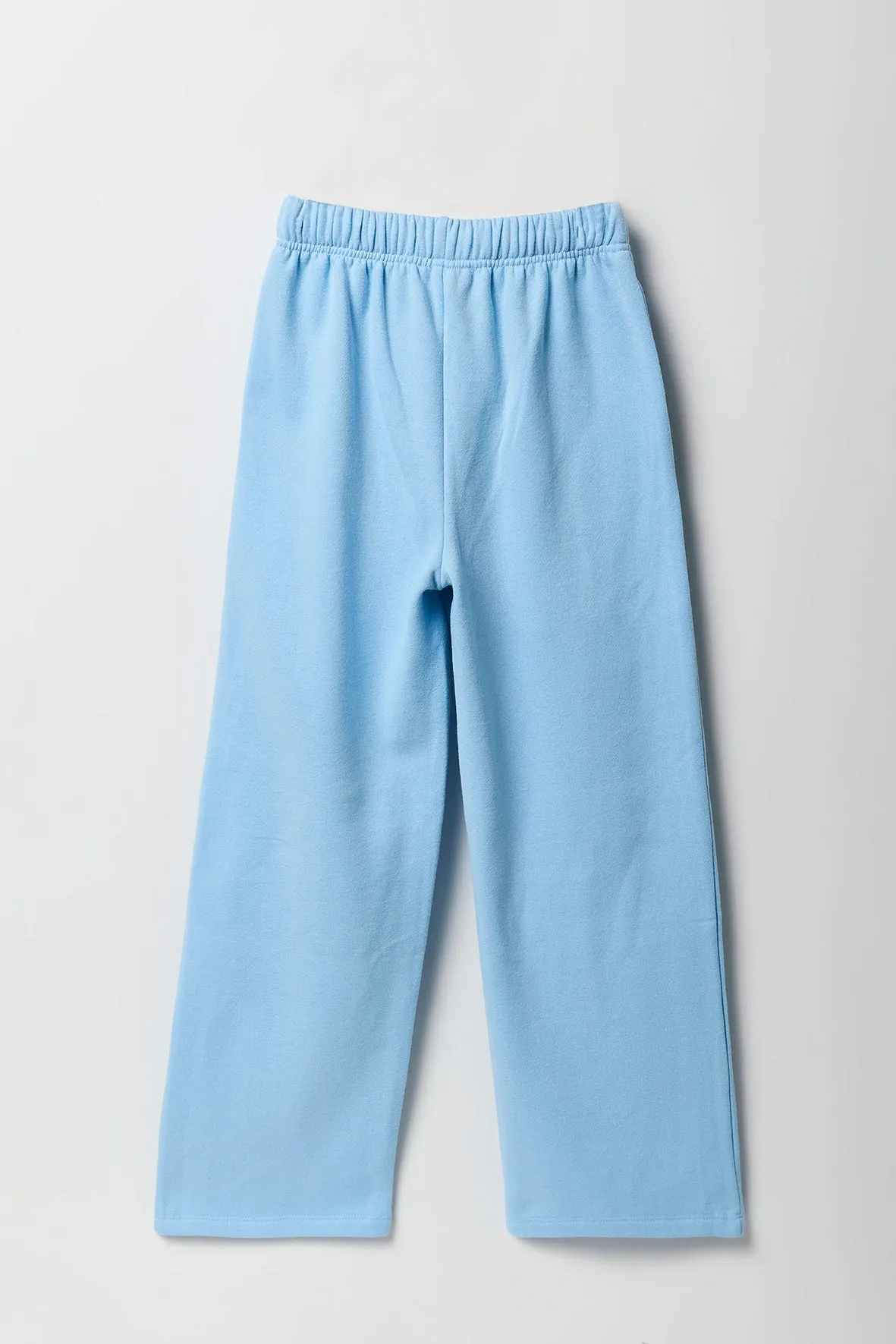 Girls Wide Leg Fleece Sweatpant