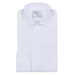 Lilac Striped Bespoke Shirt