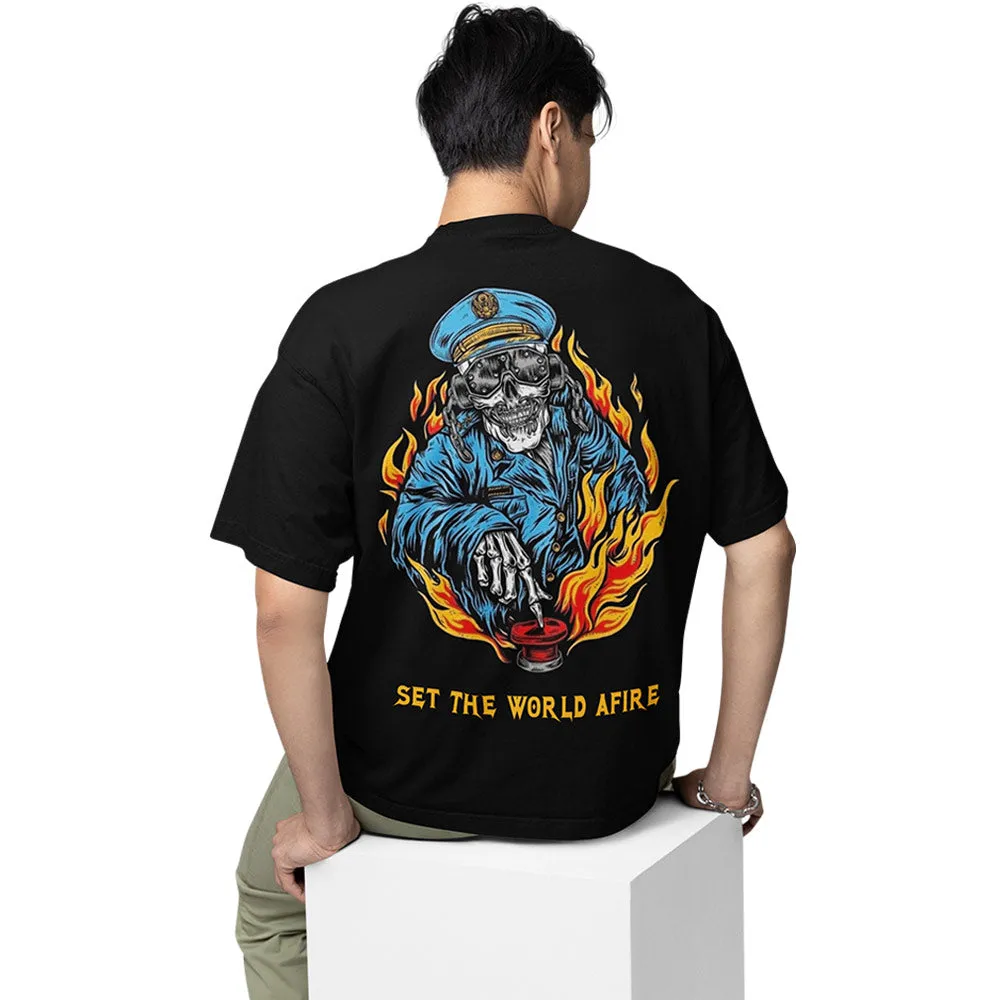 Megadeth Oversized T shirt - Set The World Afire