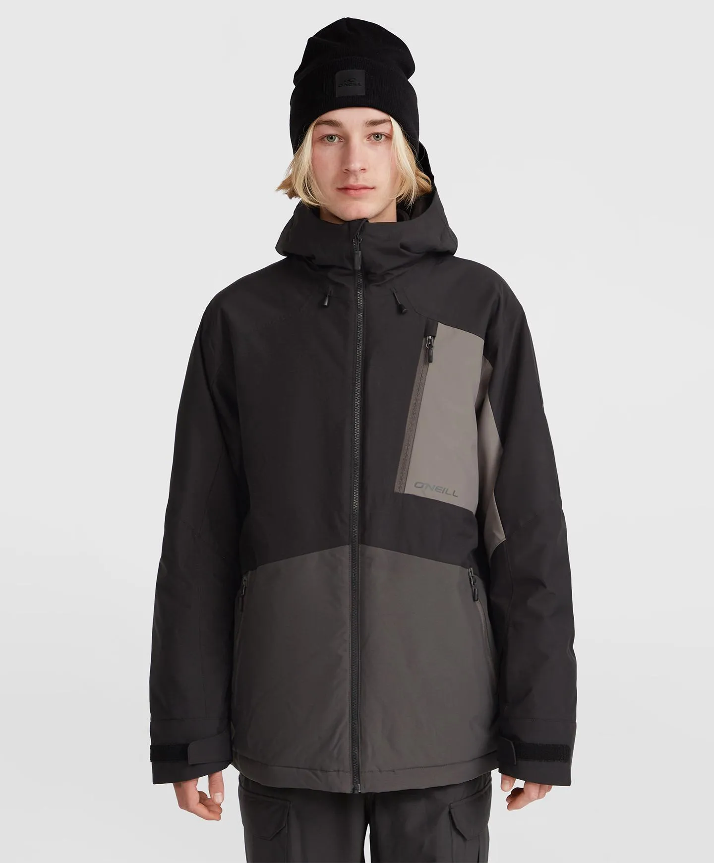 Men's Hammer Block Snow Jacket - Black Out