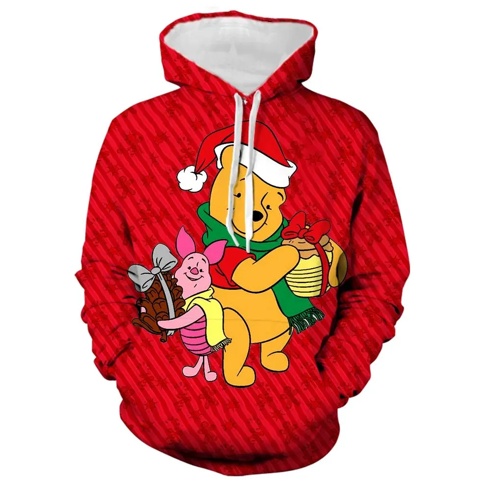 Mickey And Winnie Christmas Hoodies