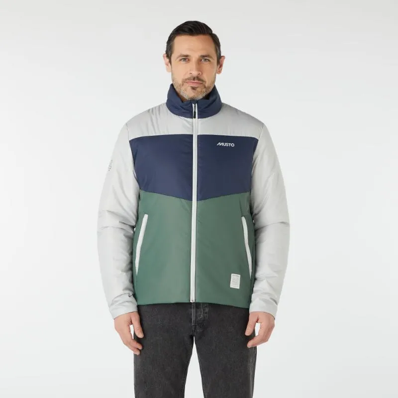 Musto 64 Primaloft Mens Jacket - Duck Green/Platinum