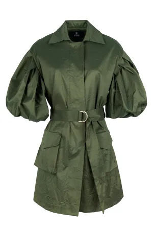 Olive Green Raincoat