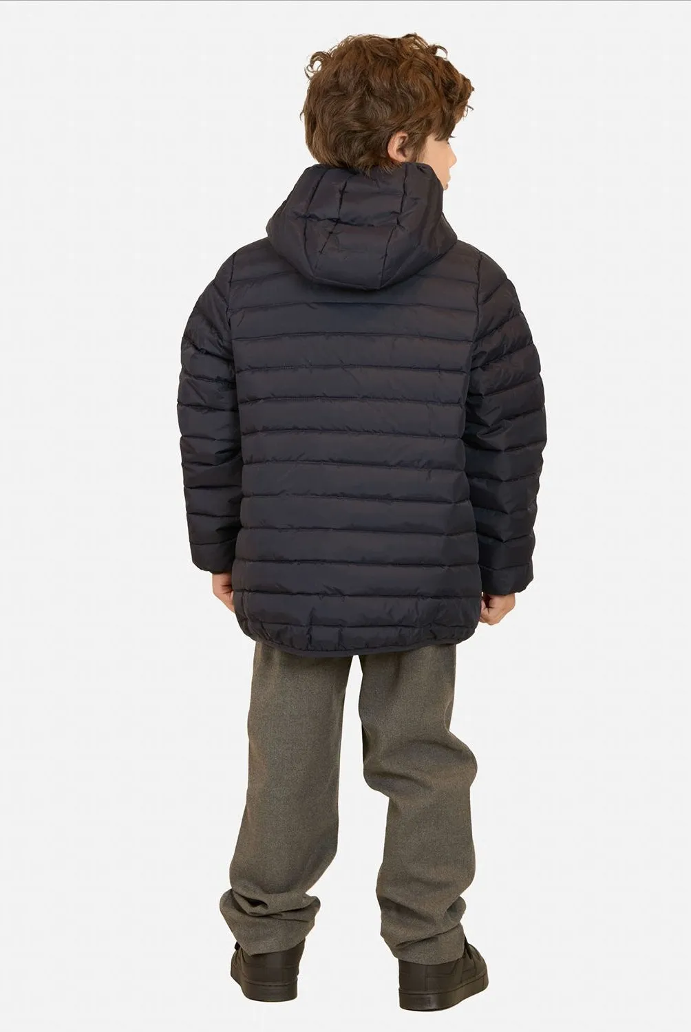 Parka Escolar Niño Azul Marino