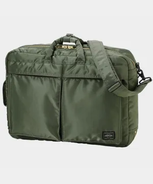 Porter-Yoshida & Co. Tanker 3-Way Briefcase in Olive