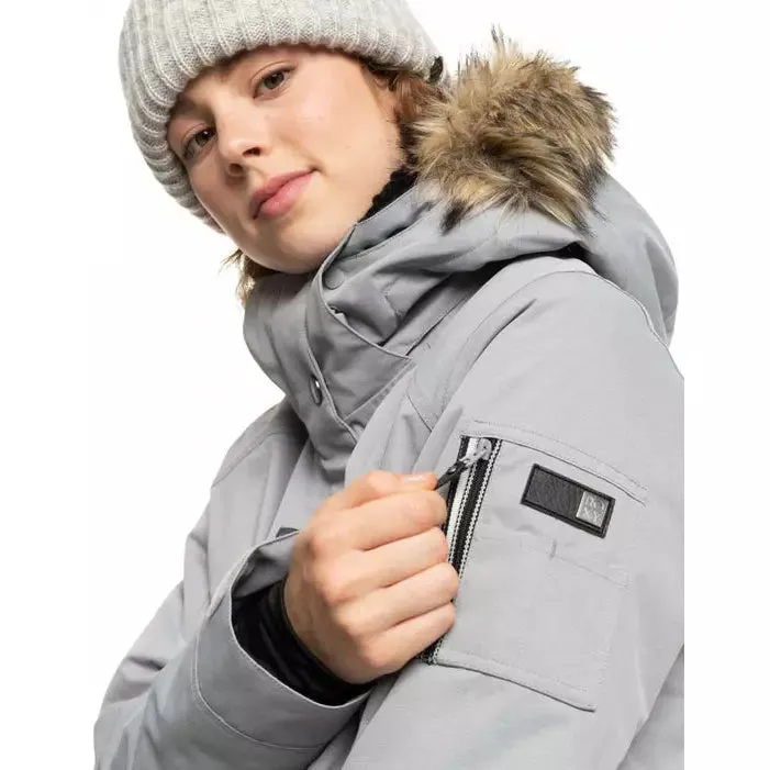 Roxy Meade Womens Snow Jacket - Heather Grey (SJEH)