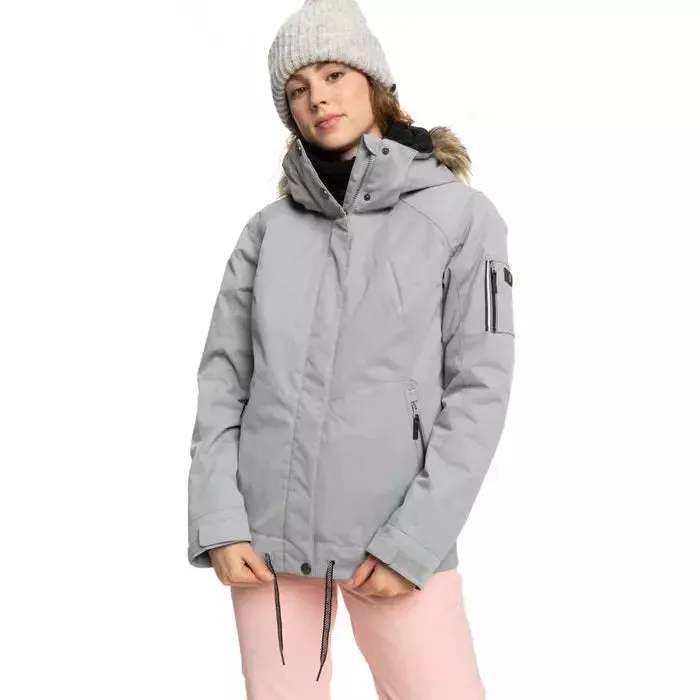 Roxy Meade Womens Snow Jacket - Heather Grey (SJEH)