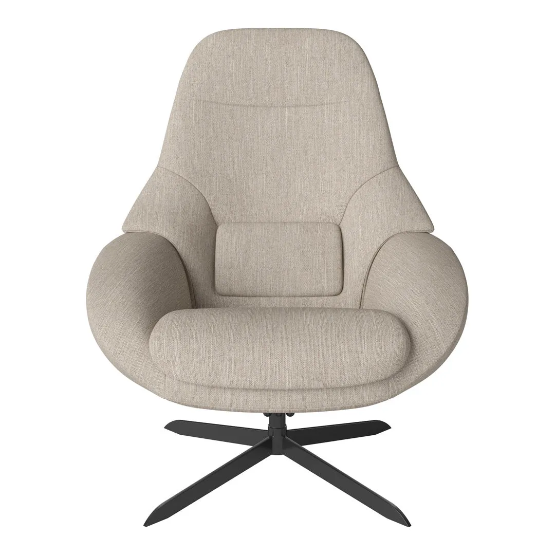 Saga Grand Armchair - Swivel Base w/ Return