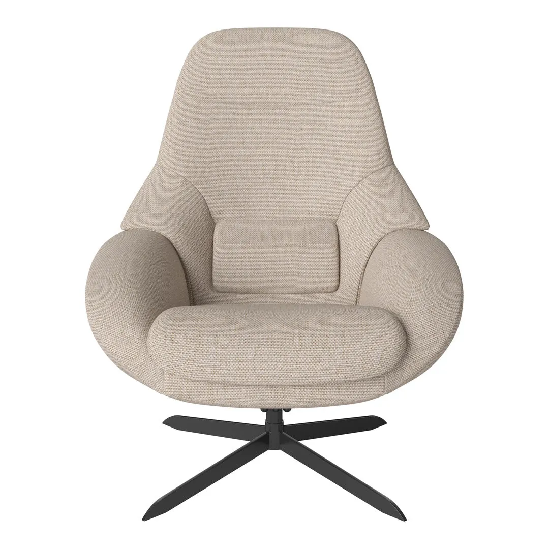 Saga Grand Armchair - Swivel Base w/ Return