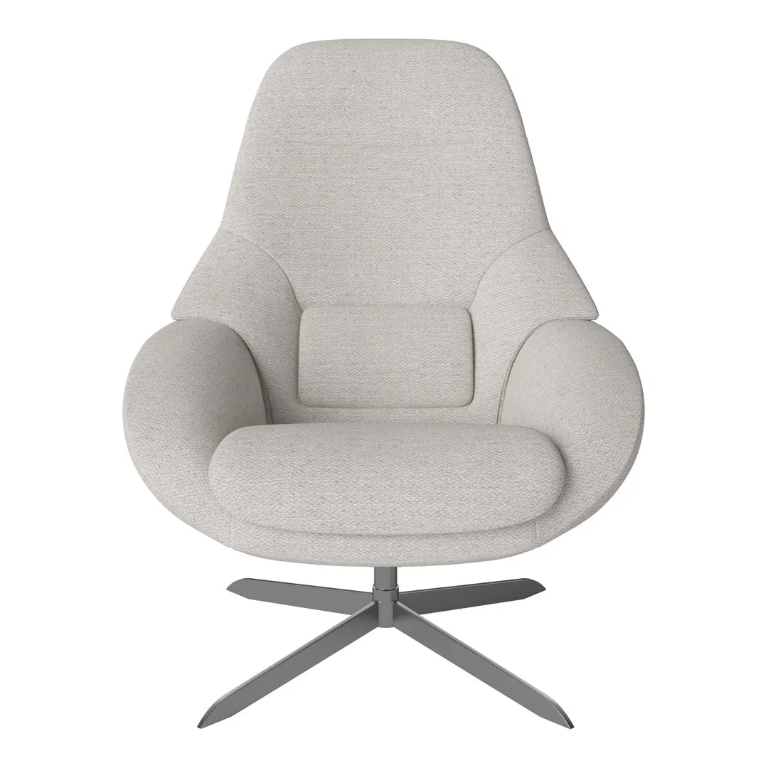 Saga Grand Armchair - Swivel Base w/ Return