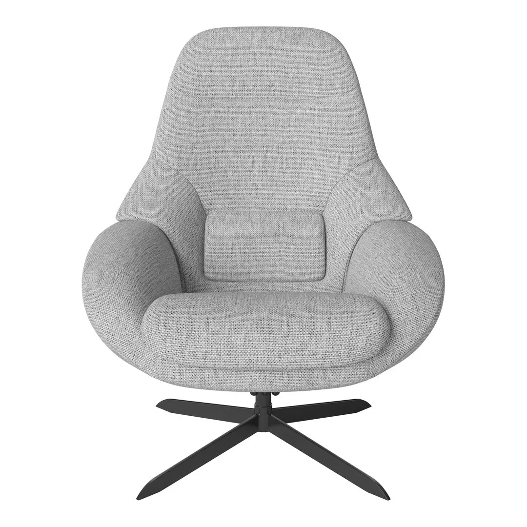 Saga Grand Armchair - Swivel Base w/ Return