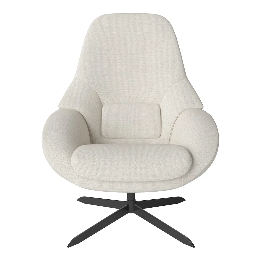 Saga Grand Armchair - Swivel Base w/ Return