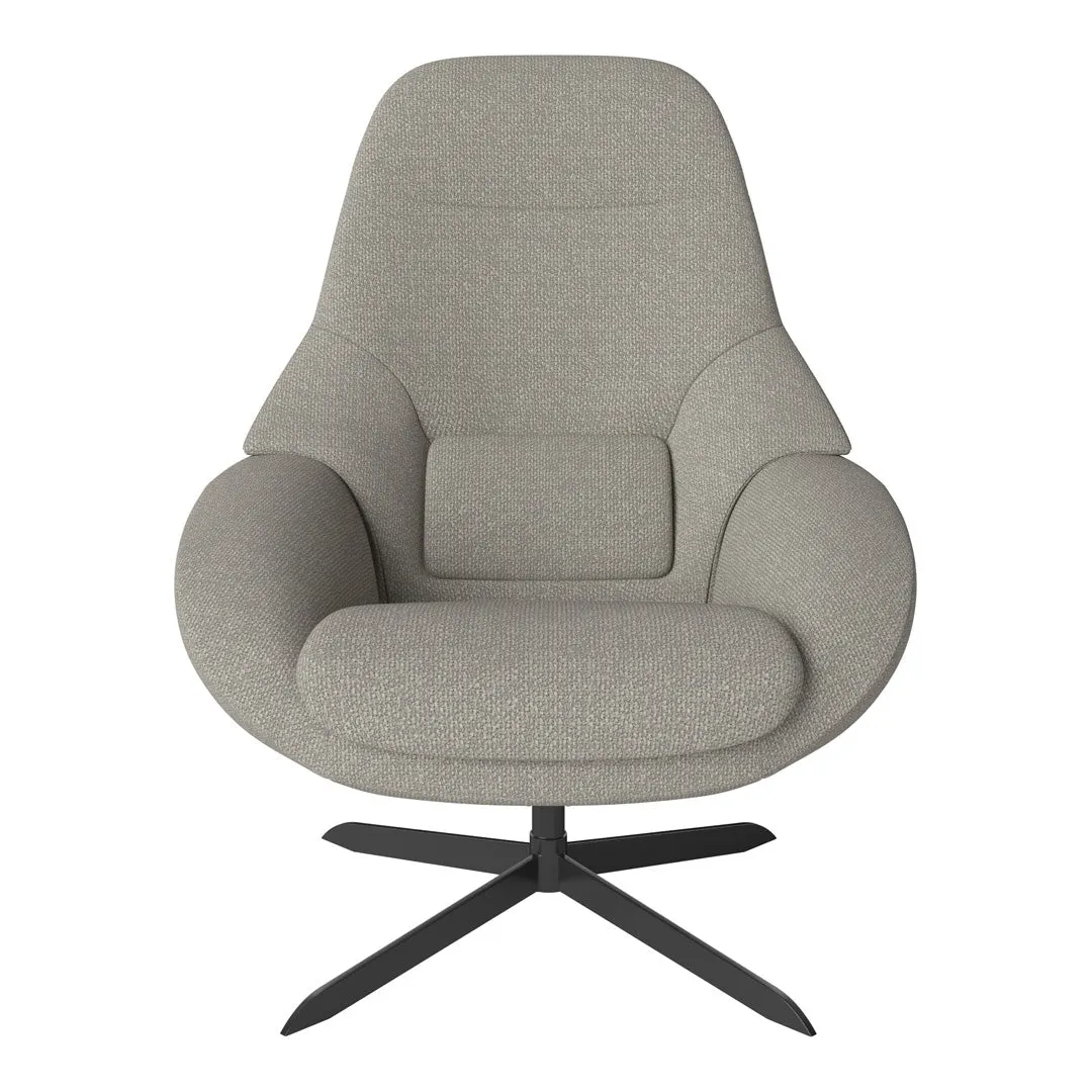 Saga Grand Armchair - Swivel Base w/ Return