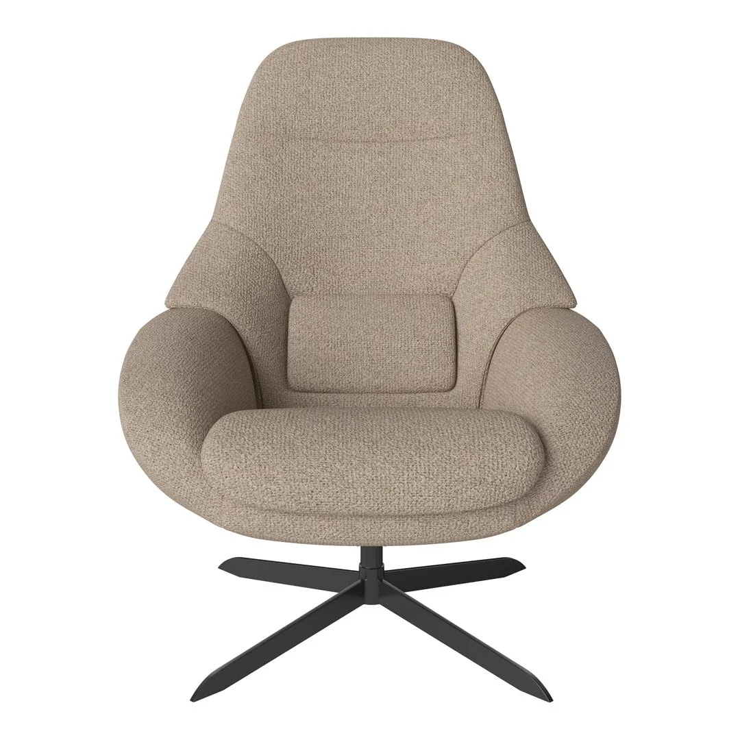 Saga Grand Armchair - Swivel Base w/ Return