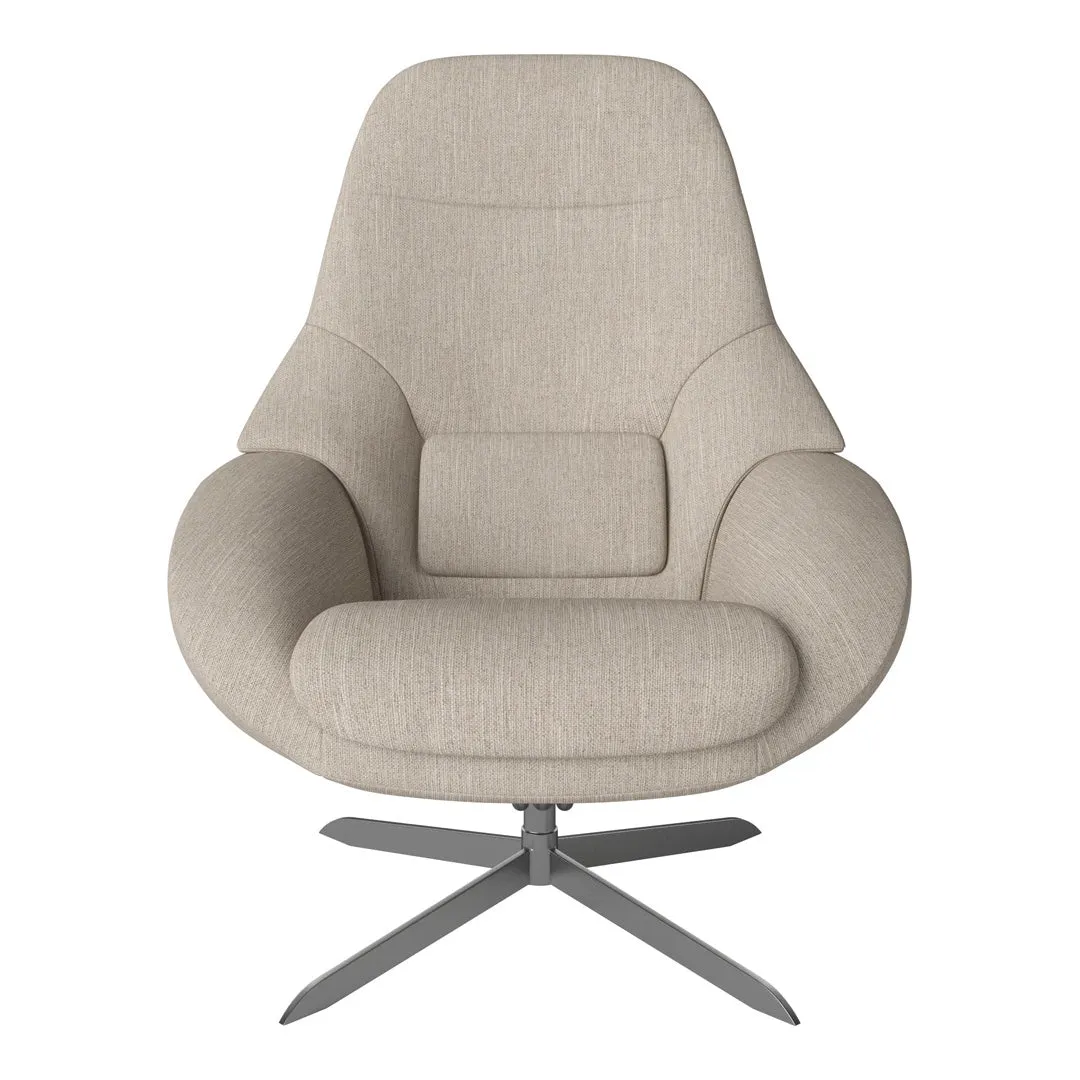 Saga Grand Armchair - Swivel Base w/ Return