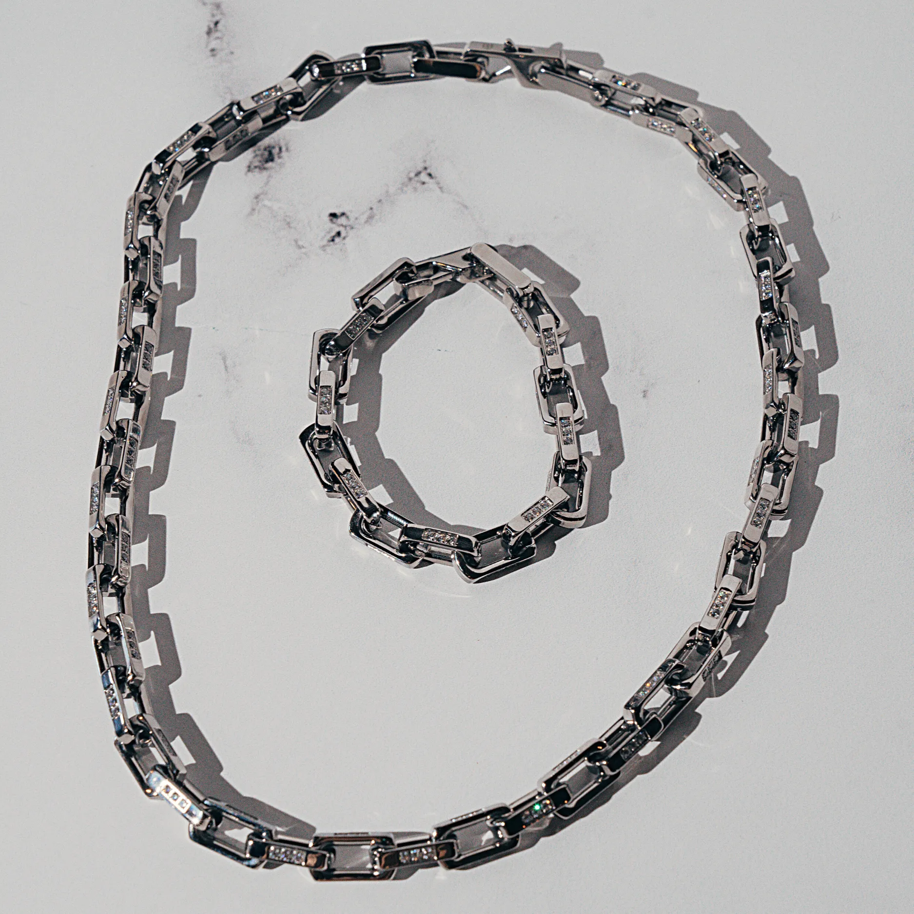 SAMSON Chain Iced Out Silver - 10mm