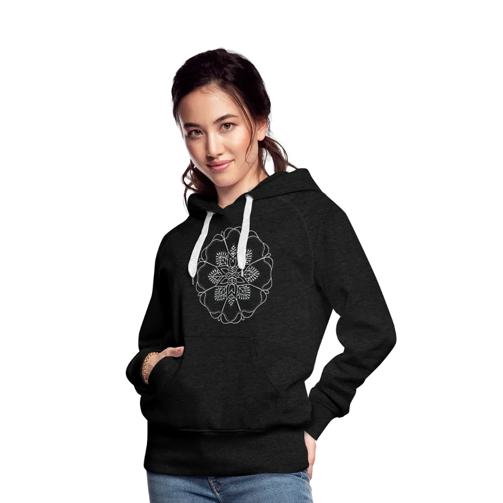 Silver Flor 1 Women’s Premium Hoodie