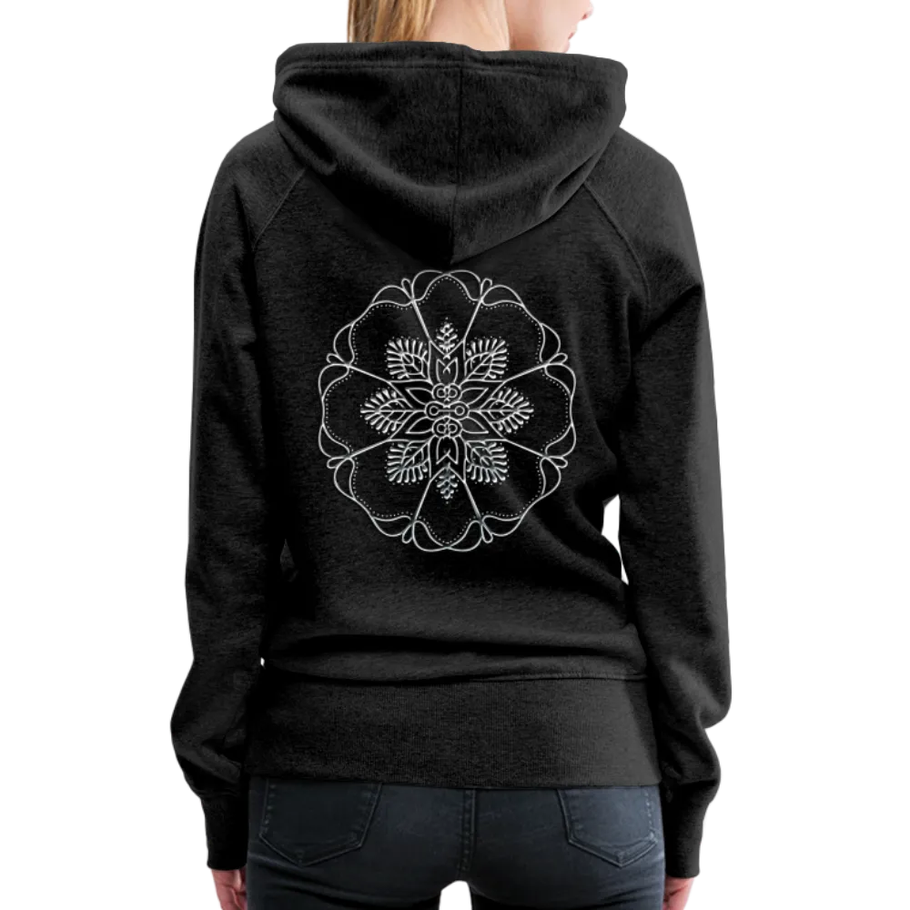 Silver Flor 1 Women’s Premium Hoodie