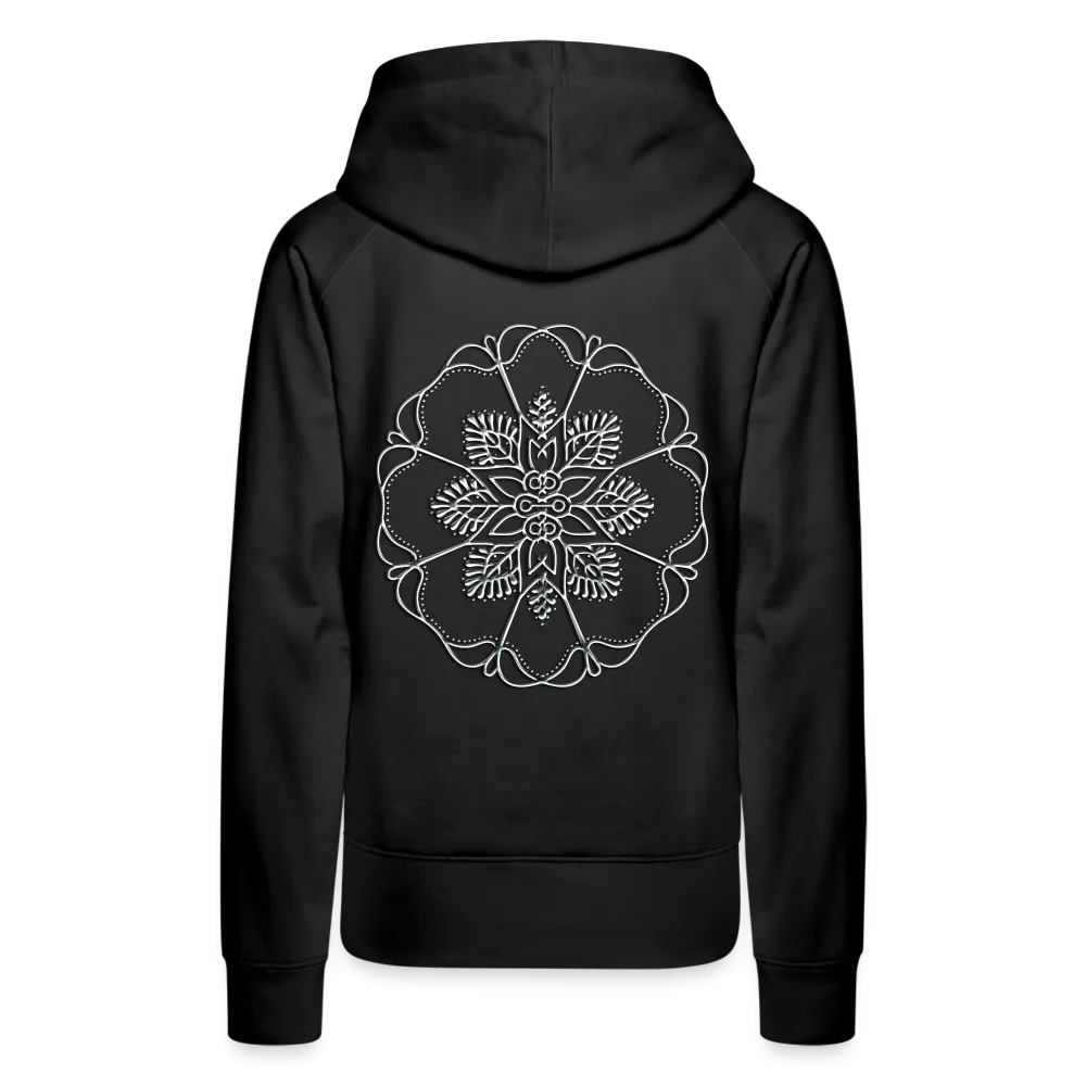 Silver Flor 1 Women’s Premium Hoodie