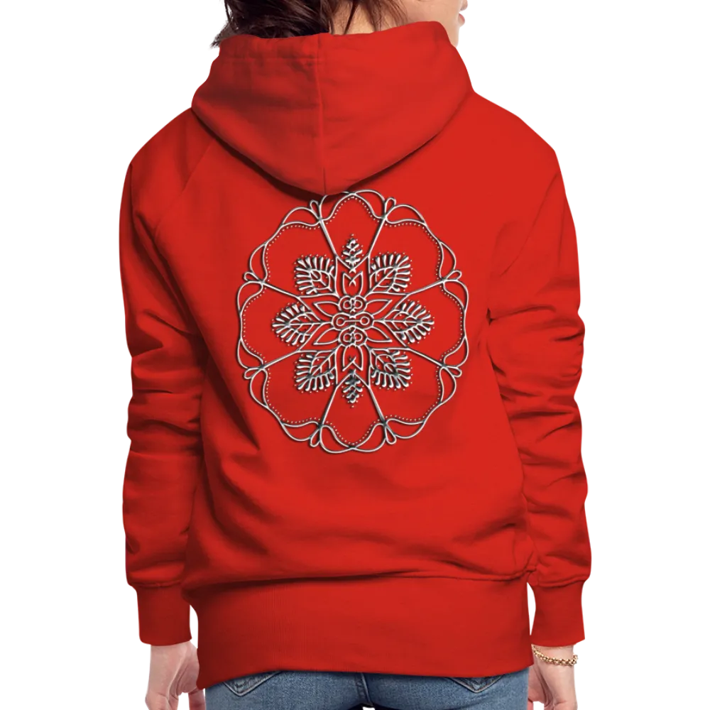 Silver Flor 1 Women’s Premium Hoodie