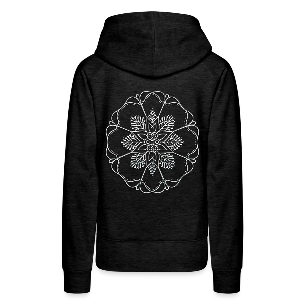 Silver Flor 1 Women’s Premium Hoodie