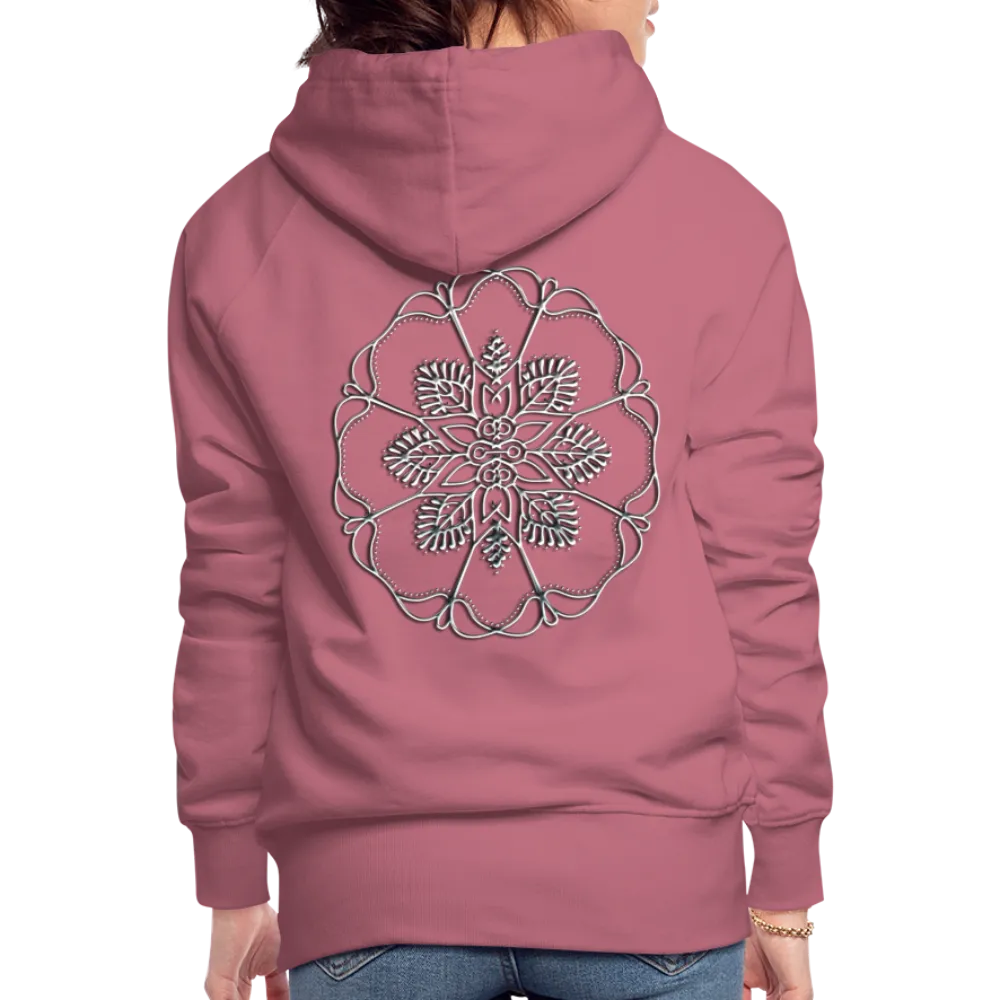 Silver Flor 1 Women’s Premium Hoodie