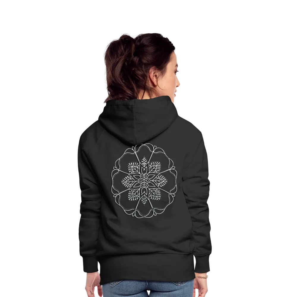 Silver Flor 1 Women’s Premium Hoodie