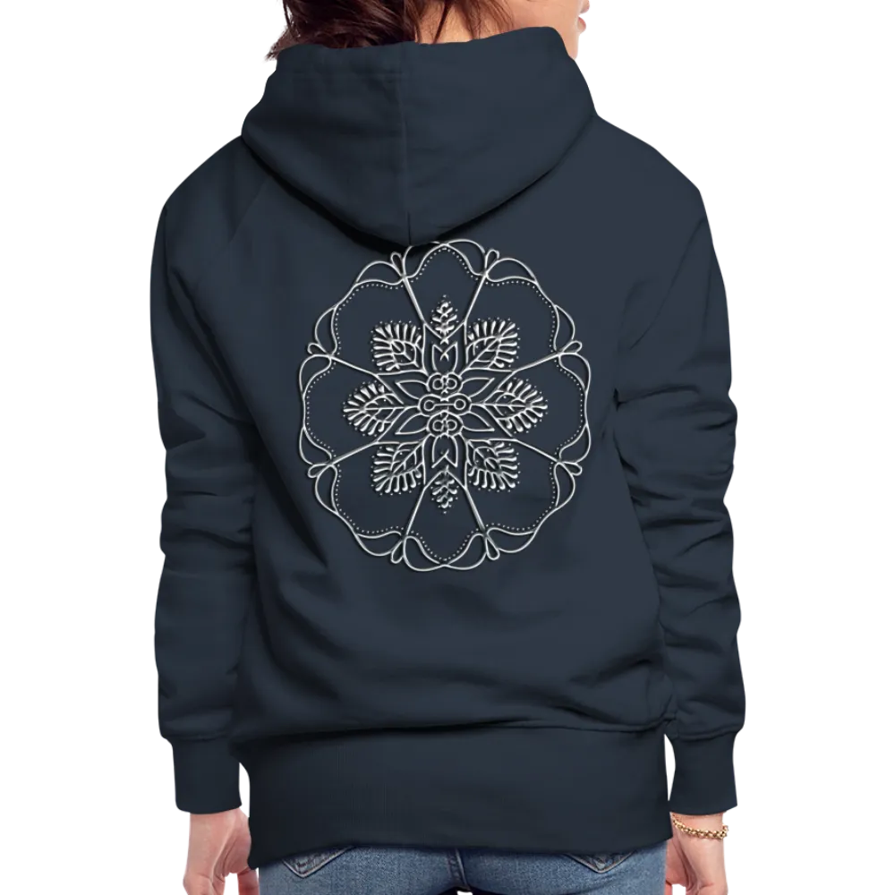 Silver Flor 1 Women’s Premium Hoodie