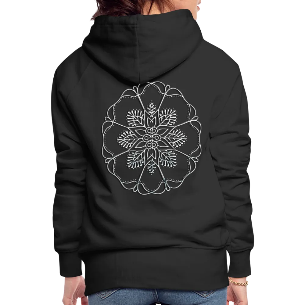 Silver Flor 1 Women’s Premium Hoodie