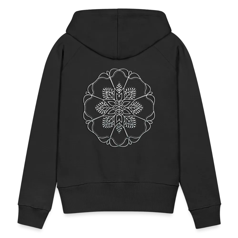 Silver Flor 1 Women’s Premium Hoodie