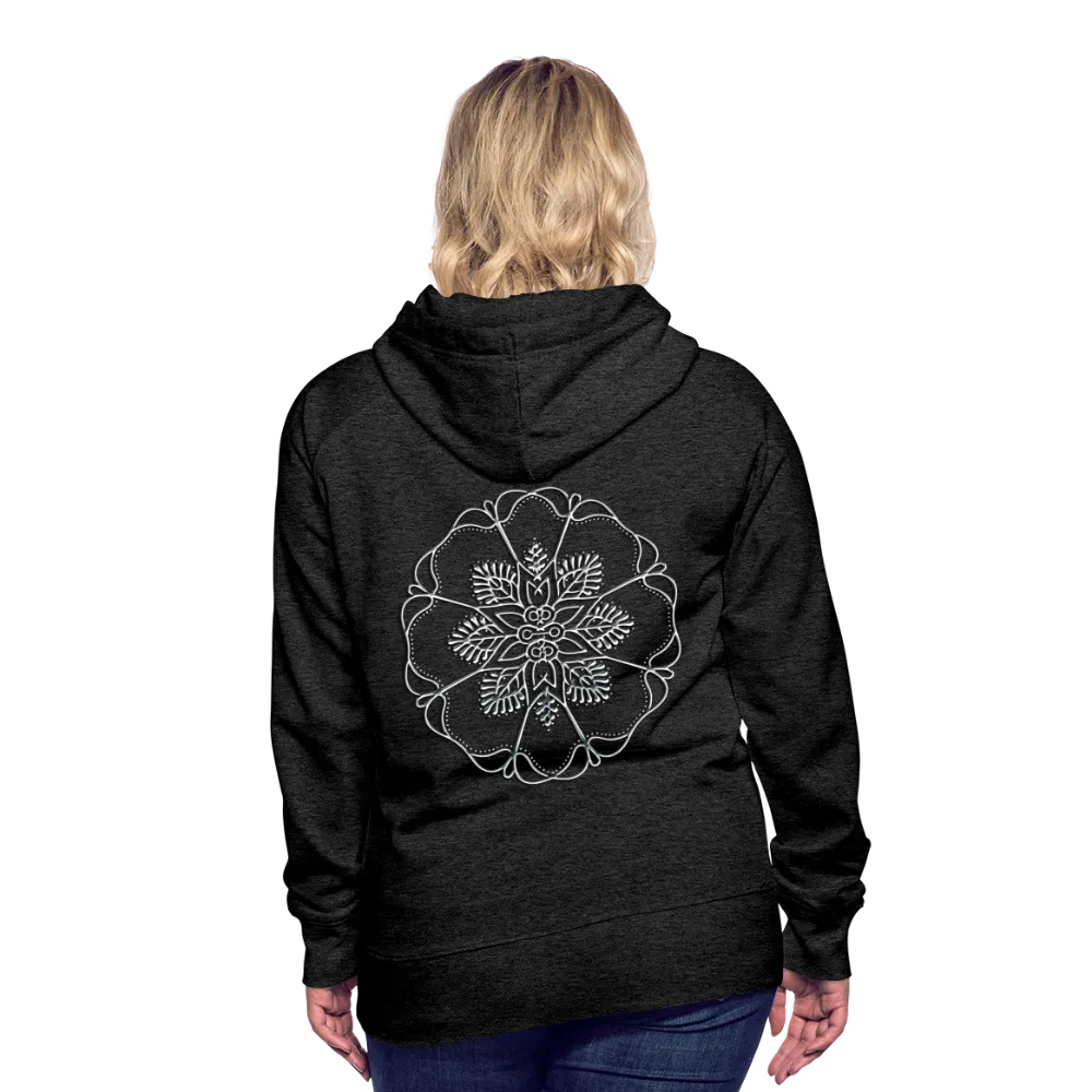 Silver Flor 1 Women’s Premium Hoodie