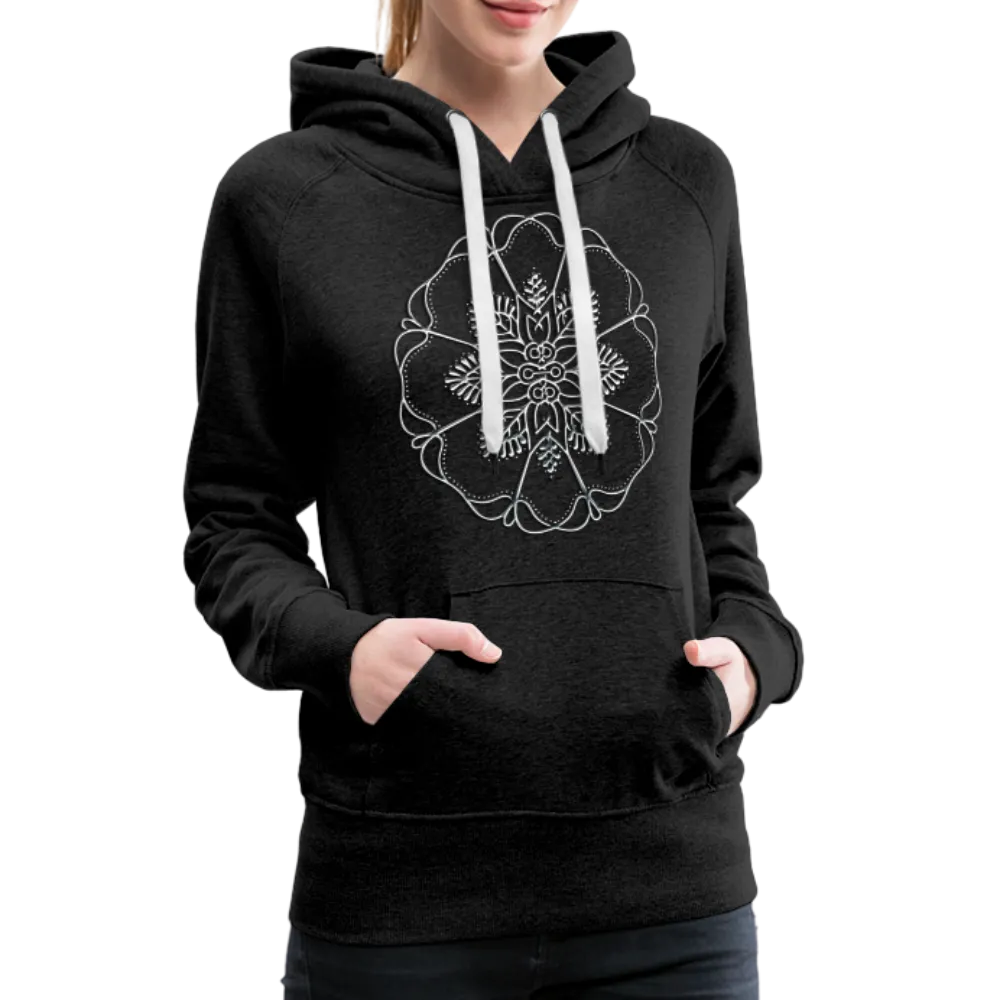 Silver Flor 1 Women’s Premium Hoodie