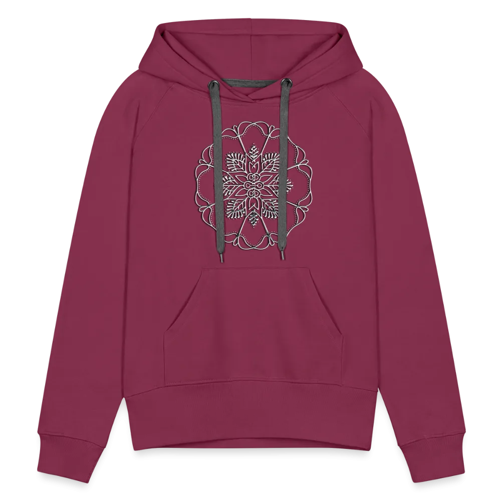 Silver Flor 1 Women’s Premium Hoodie