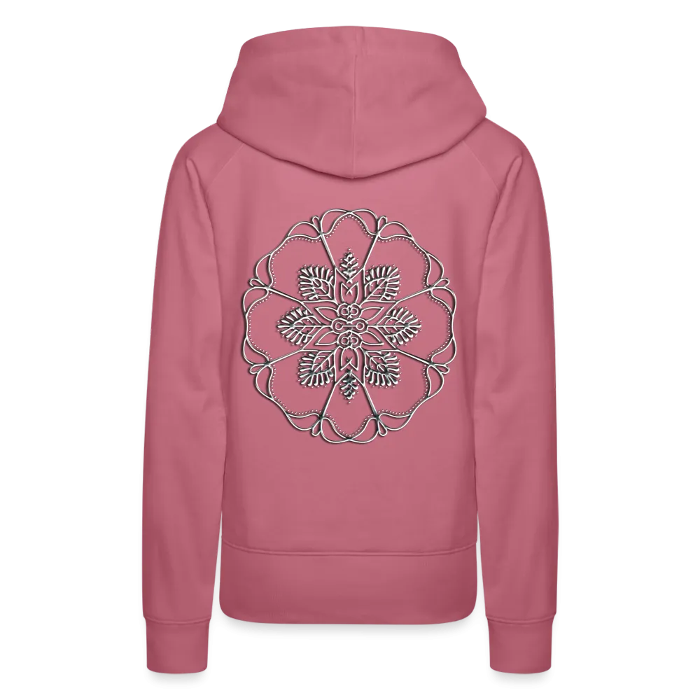 Silver Flor 1 Women’s Premium Hoodie