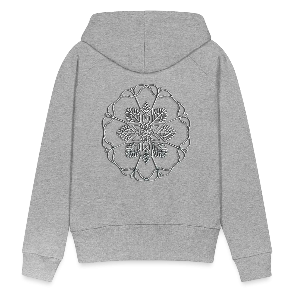 Silver Flor 1 Women’s Premium Hoodie