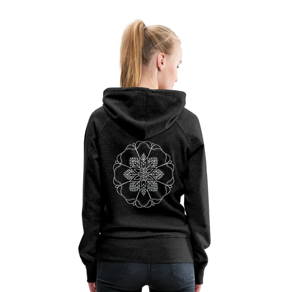 Silver Flor 1 Women’s Premium Hoodie