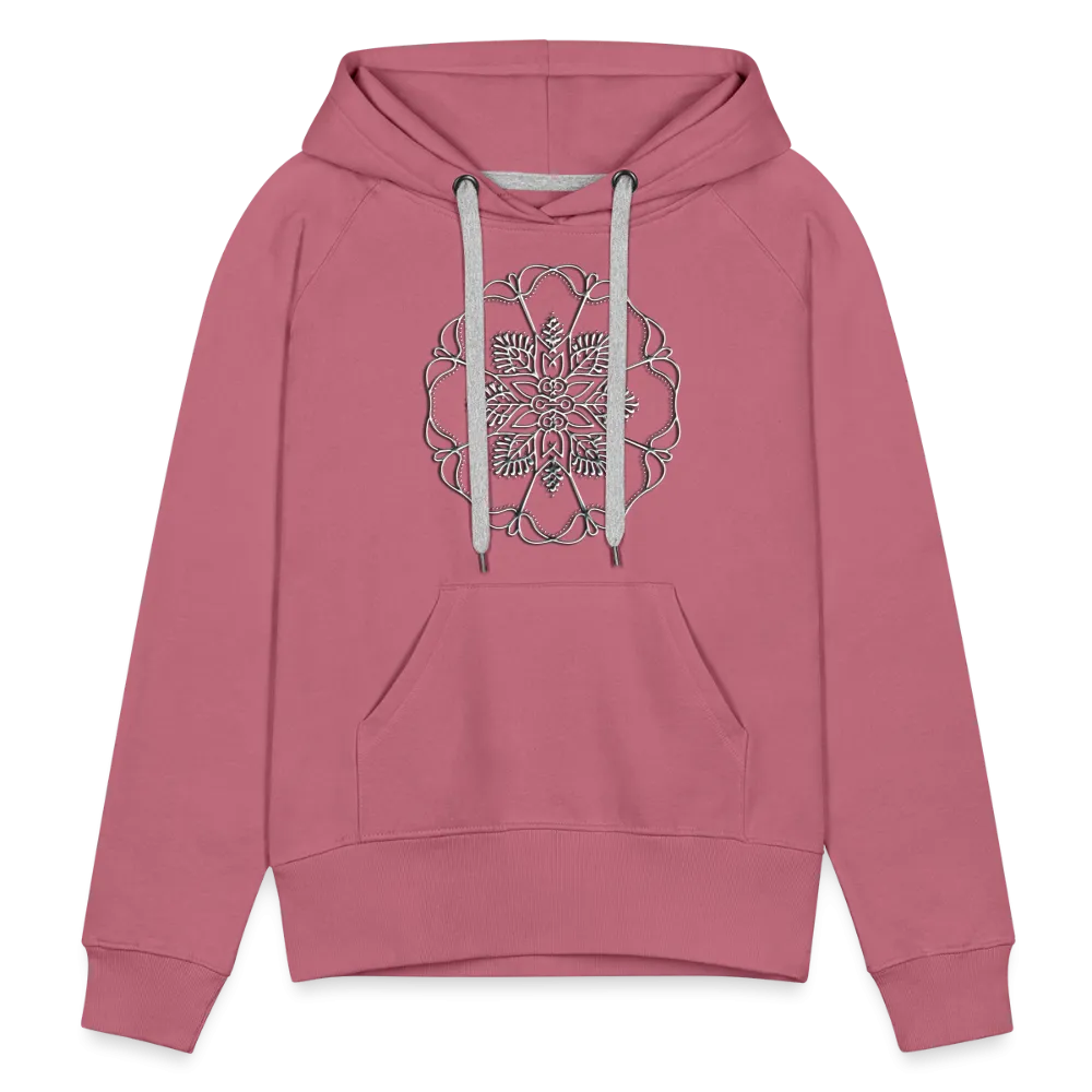 Silver Flor 1 Women’s Premium Hoodie