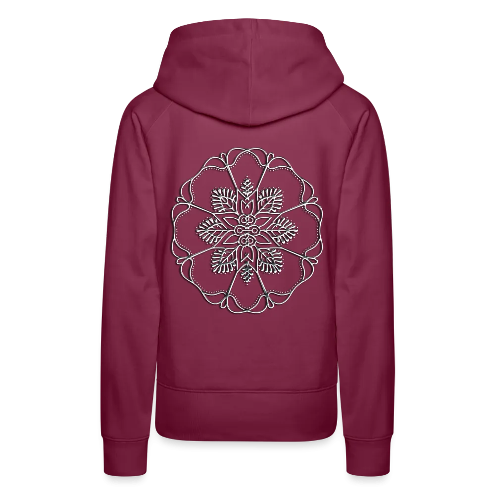 Silver Flor 1 Women’s Premium Hoodie